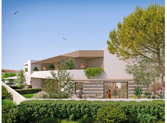 Investissement locatif dans l'Hrault 34 : programme immobilier neuf pour investir Villa Vinea  Castelnau-le-Lez