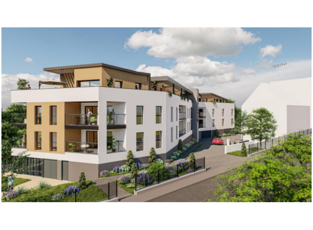 Investissement locatif  Roset-Fluans : programme immobilier neuf pour investir Résidence Quadrivium  Besançon