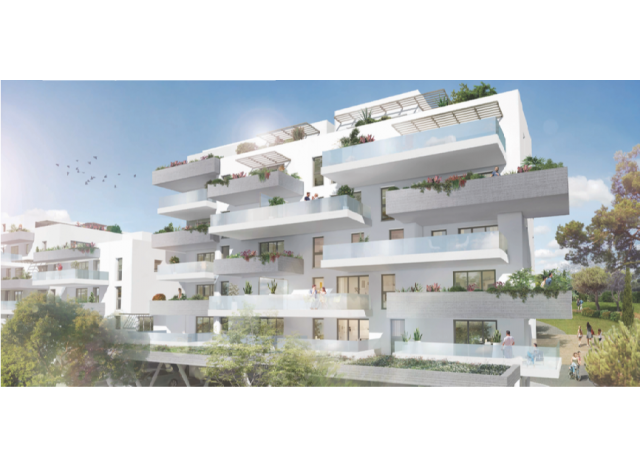 Investissement locatif  Fabrgues : programme immobilier neuf pour investir So-Skyline  Lattes