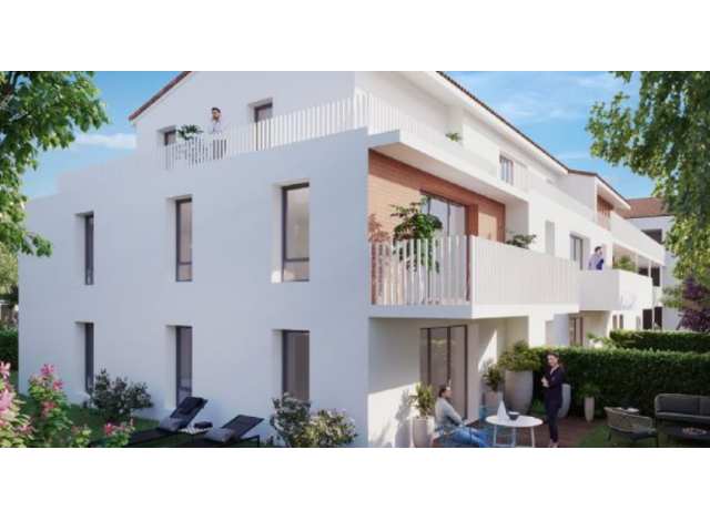 Investissement locatif en Haute-Garonne 31 : programme immobilier neuf pour investir Résidence Borderouge  Toulouse