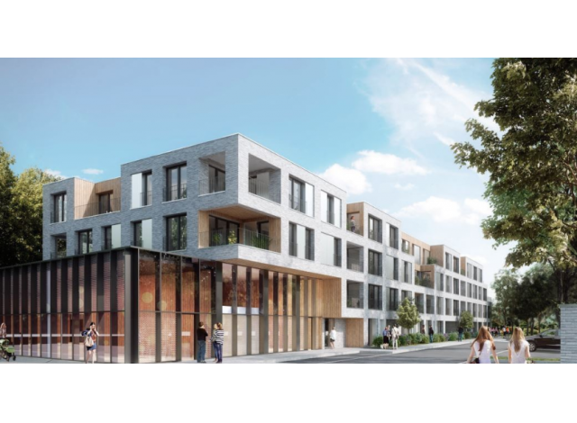 Investissement locatif dans le Nord 59 : programme immobilier neuf pour investir Urban Spot  Lille