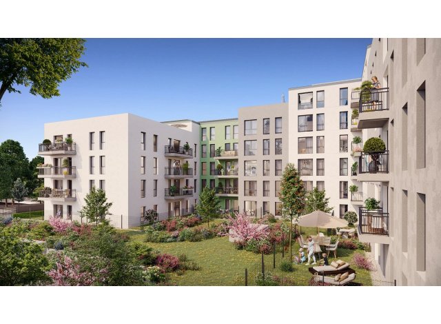 Investissement locatif en Seine et Marne 77 : programme immobilier neuf pour investir Résidence Louis Blériot  Meaux