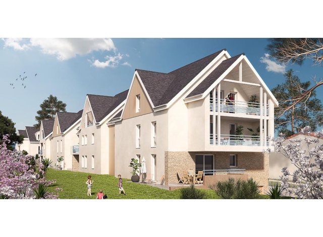 Investissement locatif en Loire Atlantique 44 : programme immobilier neuf pour investir Constellation  La Baule-Escoublac