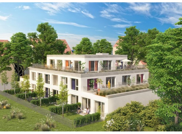 Investissement locatif dans le Bas-Rhin 67 : programme immobilier neuf pour investir Hélios  Schiltigheim