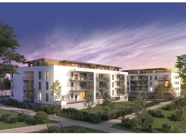 Investissement locatif en Lorraine : programme immobilier neuf pour investir Le Domaine de la Rose d'Or  Montigny-lès-Metz