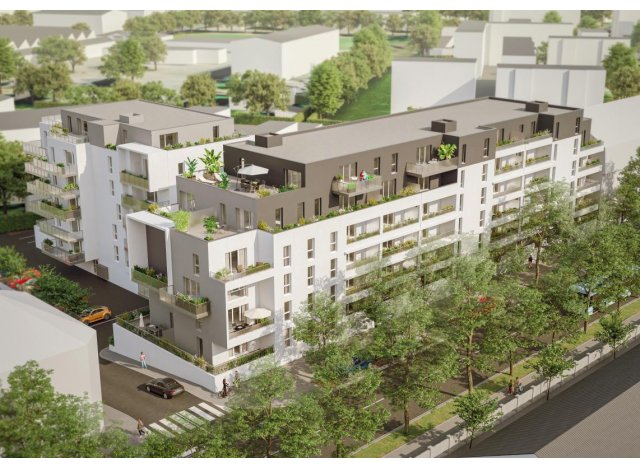 Investissement locatif en Lorraine : programme immobilier neuf pour investir Le Clos Vauban  Thionville