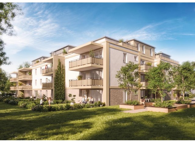 Investissement locatif  Avon : programme immobilier neuf pour investir Les Jardins de Saint Ange  Dammarie-les-Lys