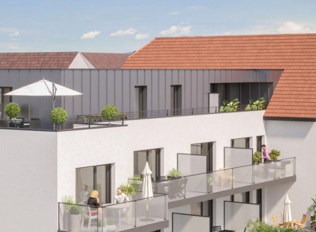 Investissement locatif dans le Bas-Rhin 67 : programme immobilier neuf pour investir Le César  Brumath