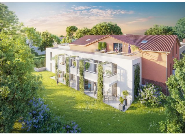 Investissement locatif en Haute-Garonne 31 : programme immobilier neuf pour investir L'Isatis  Escalquens