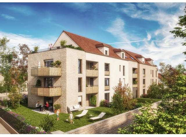 Investissement locatif en Seine et Marne 77 : programme immobilier neuf pour investir L'Aparté  Dammarie-les-Lys