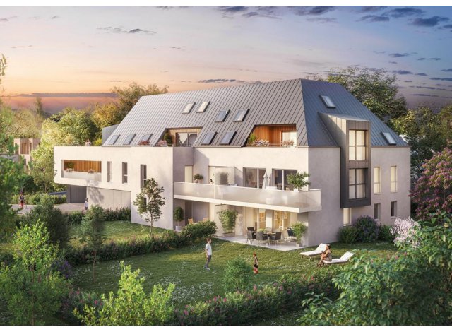 Investissement locatif en Alsace : programme immobilier neuf pour investir Coeur Neudorf  Strasbourg