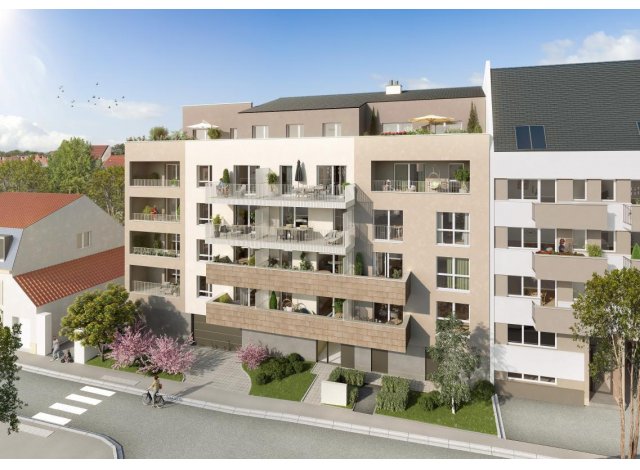Investissement locatif  Le Ban Saint-Martin : programme immobilier neuf pour investir Majestic  Metz