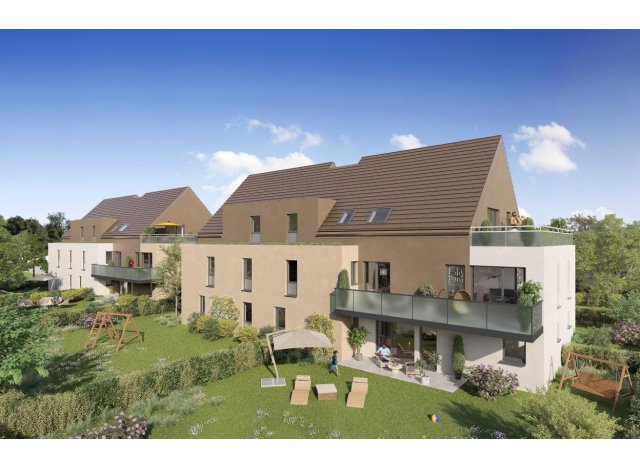 Investissement locatif dans le Bas-Rhin 67 : programme immobilier neuf pour investir L'Exclusif  Ostwald