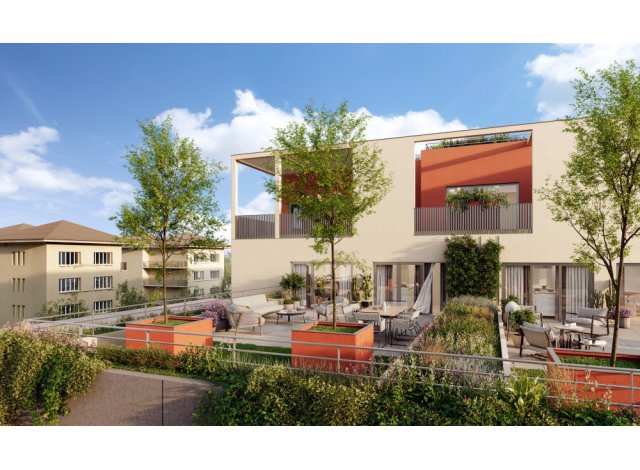 Investissement locatif  Saint-Vallier : programme immobilier neuf pour investir Les Terrasses Lalande  Bourg-en-Bresse