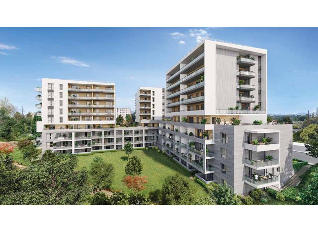 Investissement locatif  Mimet : programme immobilier neuf pour investir Attitude 12  Marseille 12ème