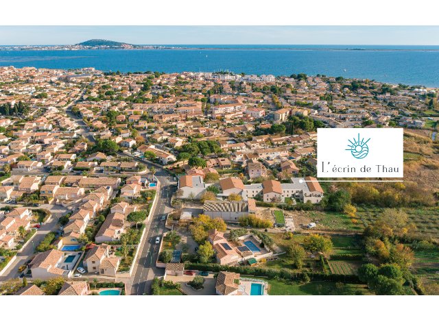 Investissement locatif en Languedoc-Roussillon : programme immobilier neuf pour investir L'Ecrin de Thau  Mèze