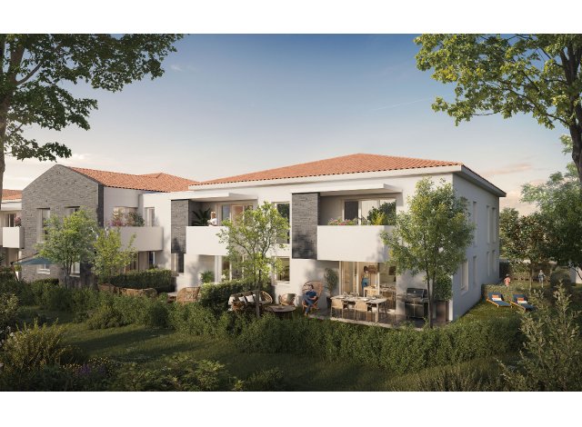 Investissement locatif en Haute-Garonne 31 : programme immobilier neuf pour investir Harmonie  Quint-Fonsegrives
