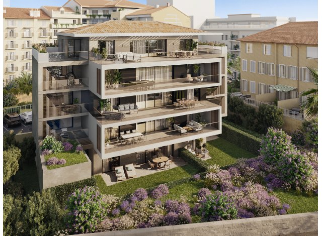 Investissement locatif en Paca : programme immobilier neuf pour investir Villa Saint Honorat  Cannes