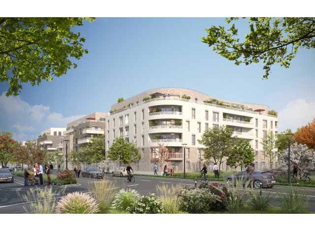 Investissement locatif  Moussy-le-Vieux : programme immobilier neuf pour investir Le Clos Chagall  Aulnay-sous-Bois