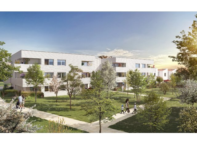 Investissement locatif  Toulouse : programme immobilier neuf pour investir Nuances Emeraude  Toulouse