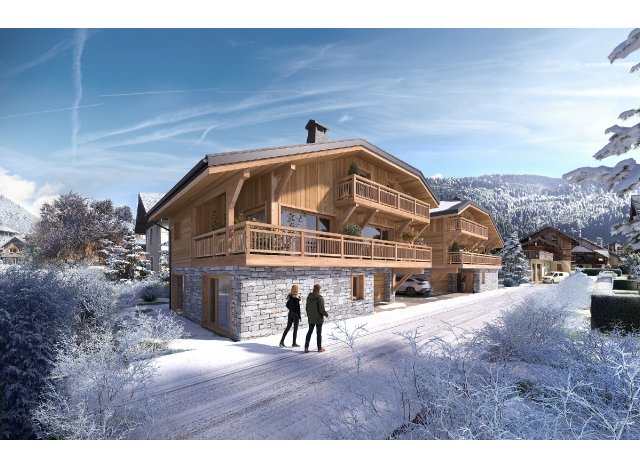 Investissement locatif en Haute-Savoie 74 : programme immobilier neuf pour investir Les Dents Blanches  Morzine