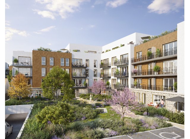 Investissement locatif en Seine-Saint-Denis 93 : programme immobilier neuf pour investir Les Terrasses Marceau 2 - Lot D1  Drancy