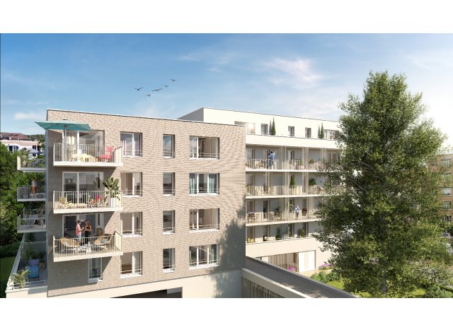 Investissement locatif dans le Nord 59 : programme immobilier neuf pour investir Ikon  Tourcoing