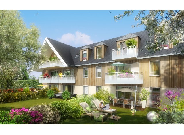 Investissement locatif dans le Calvados 14 : programme immobilier neuf pour investir Opaline  Cabourg