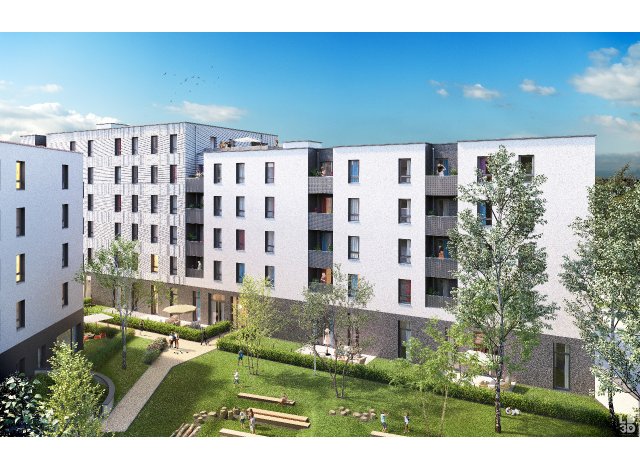 Investissement locatif dans le Nord 59 : programme immobilier neuf pour investir Edenium  Lille