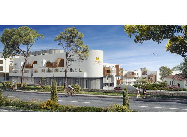 Investissement locatif en Languedoc-Roussillon : programme immobilier neuf pour investir Le Jardin d'Odette  Nîmes