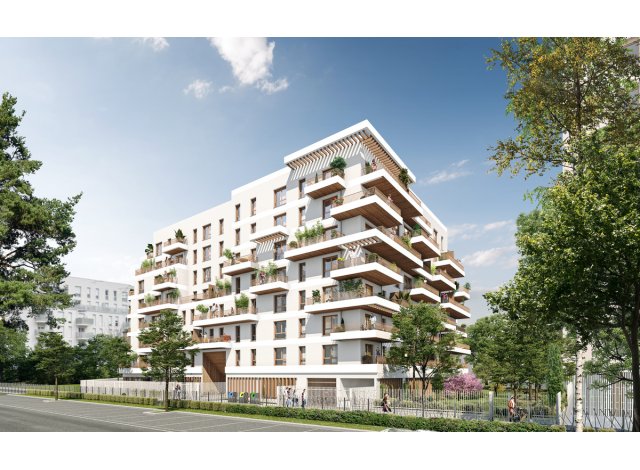 Investissement locatif en Ile-de-France : programme immobilier neuf pour investir Ilot Vert  Villeneuve-la-Garenne