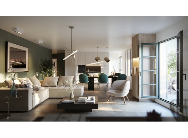 Investissement locatif en Paca : programme immobilier neuf pour investir Villa Candide  Nice