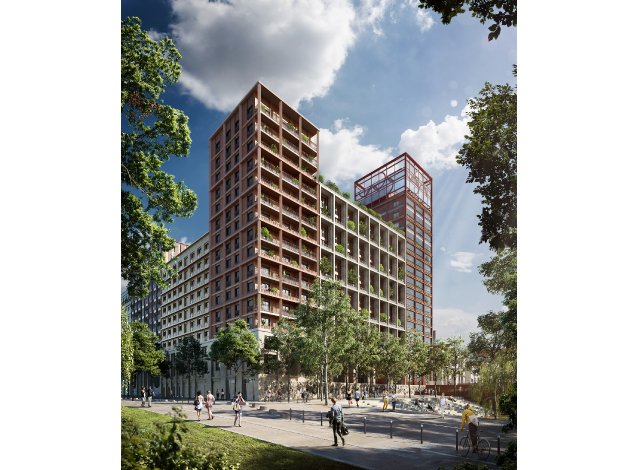 Investissement locatif en Seine-Saint-Denis 93 : programme immobilier neuf pour investir Apogee  Saint-Denis