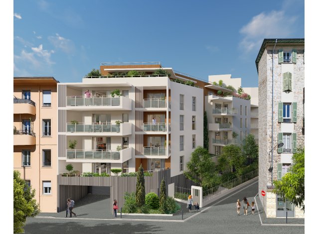 Investissement locatif  Chteauneuf-Villevieille : programme immobilier neuf pour investir Casteu Beaumont  Nice