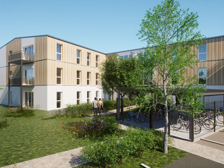 Kaufman & Broad mise sur la construction bois à Gravigny près d'Evreux