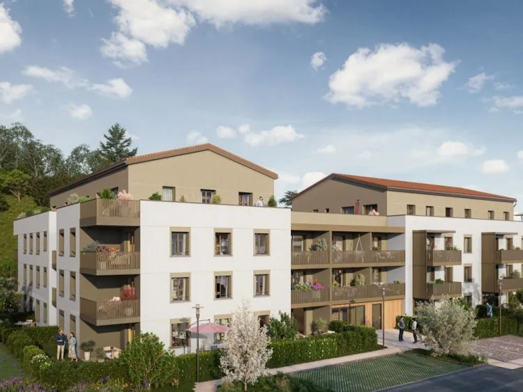 A Lozanne, d'anciens moulins transformés en logements neufs