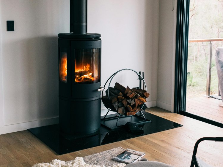 poele à bois maison neuve