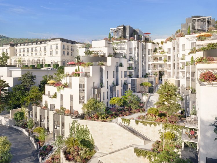 A Meudon Bellevue, Vue en Scène compte 215 logements neufs, avec une vue sur la Seine, dont 20 appartements proposés en nue-propriété.