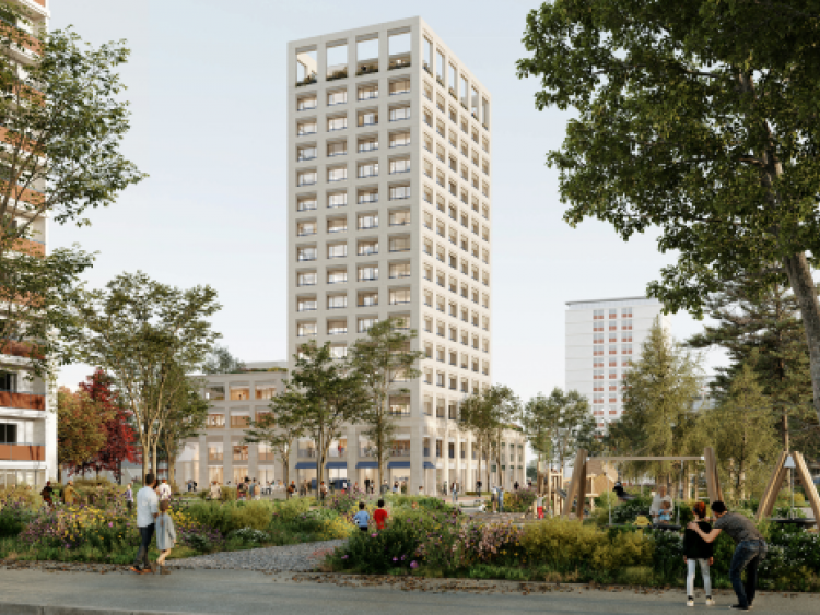 Le futur îlot Saint-Paul à Tours : mixité sociale, résidence étudiante et espaces associatifs pour dynamiser le quartier Sanitas, grâce à Nexity. | Ilot Saint Paul / Tours / Nexity