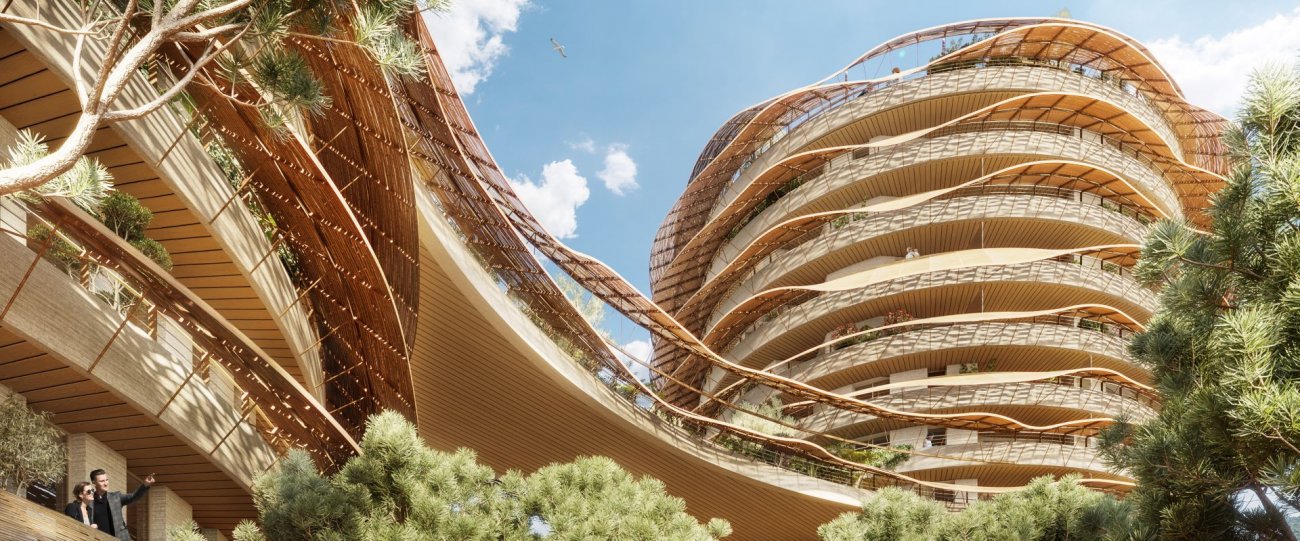 Oasis : diaporama de cette nouvelle Folie Architecturale de la ZAC Ovalie de Montpellier
