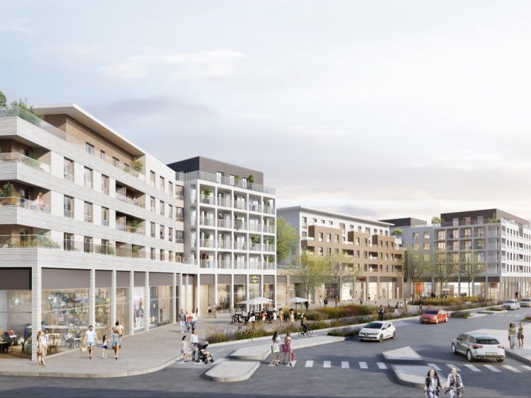 A Drancy, le quartier du Baillet se transforme avec de nouveaux logements, des commerces et des équipements à proximité de la gare du Bourget.