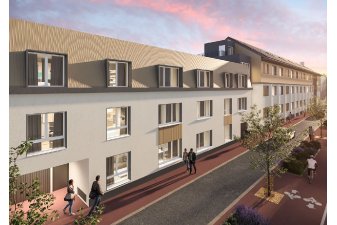 Une résidence étudiante d'une centaine d'appartements neufs va voir le jour d'ici la rentrée 2024 à Vichy en Auvergne. | Redwood / Vichy / Groupe Edouard Denis & UXCO Group