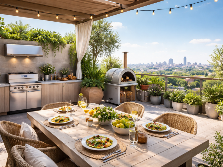 La cuisine trouve d&eacute;sormais sa place en ext&eacute;rieur : prix, mat&eacute;riaux, infos l&eacute;gales, tout pour vous cr&eacute;er une nouvelle pi&egrave;ce et valoriser votre bien.