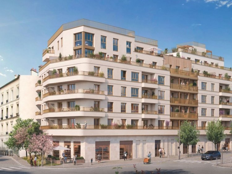 La r&eacute;sidence &laquo; Le 5 Raspail &raquo; &agrave; Bagnolet, 62 logements neufs avec terrasses, espaces verts et acc&egrave;s facilit&eacute; pour primo-acc&eacute;dants.