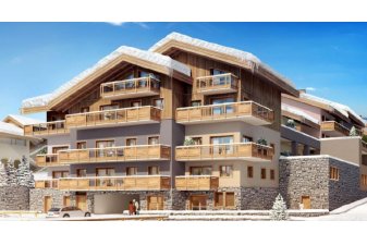 MGM Constructeur met en vente une nouvelle résidence de tourisme de Valmorel en Savoie, un ensemble de 29 appartements neufs de haut standing.