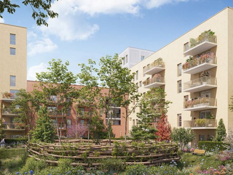 Le futur quartier « La Belle Fabrique » à Strasbourg La Meinau : une ancienne friche Stellantis transformée en espace urbain mixte et durable.