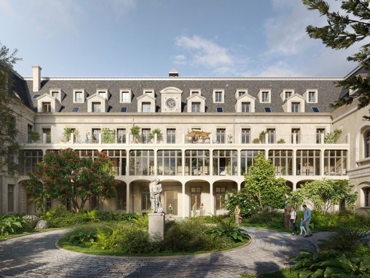 Le Village Saint-Vincent-de-Paul transforme l�ancien h&ocirc;pital parisien en un quartier neuf m&ecirc;lant patrimoine, logements et culture.