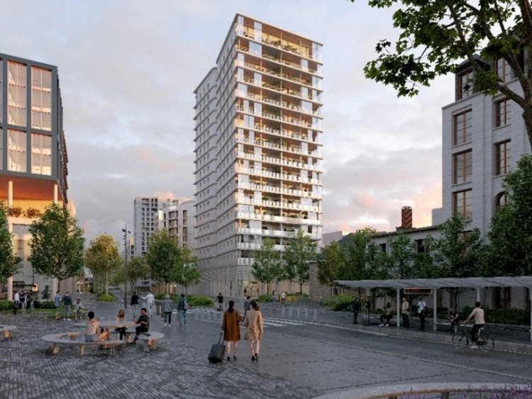 Le futur projet Alto  Nantes : 156 logements neufs, htel Voco 4 toiles et espaces verts pour un nouveau quartier de gare durable et anim. | Alto / Nantes / Bati-Nantes et Lamotte