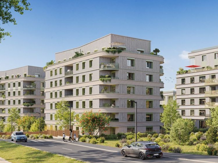 Boklair &agrave; Rosny-sous-Bois, un programme immobilier neuf sign&eacute; BNP Paribas Immobilier Promotion, au c�ur de l�&eacute;coquartier des Coteaux Beauclair.