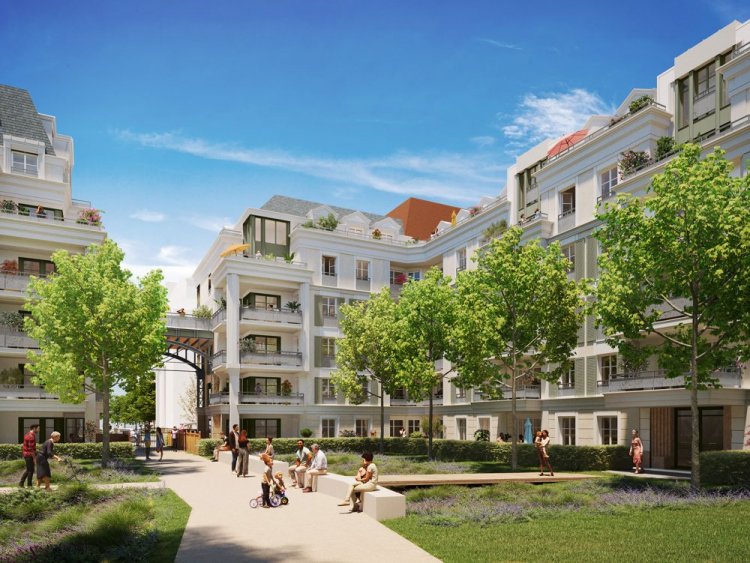 BNP Paribas Immobilier met en vente 79 appartements neufs au Blanc-Mesnil, au cur du Village Eiffel en pleine restructuration urbaine.